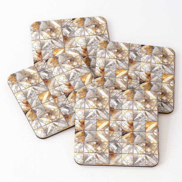 Item preview, Geometric design, colorful lines, curves, surfaces, ornaments, glass, chips, mother-of-pearl designed and sold by G-M-Designs.