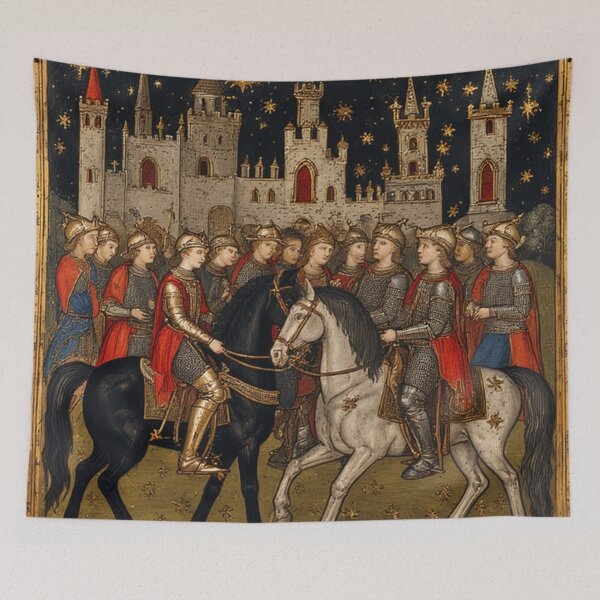 Item preview, Medieval Knights Art designed and sold by TheDarkWardrobe.