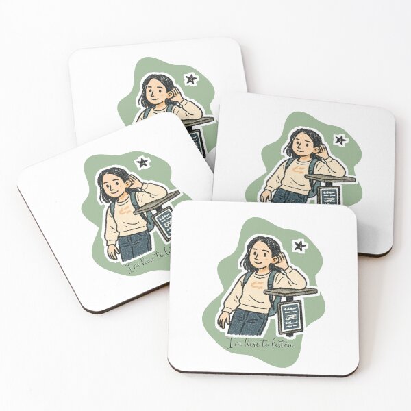 Item preview, Friendly-I’m Here to Listen – Kindness & Emotional Support Illustration designed and sold by BenderPaz.