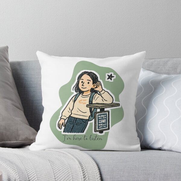 Item preview, Friendly-I’m Here to Listen – Kindness & Emotional Support Illustration designed and sold by BenderPaz.