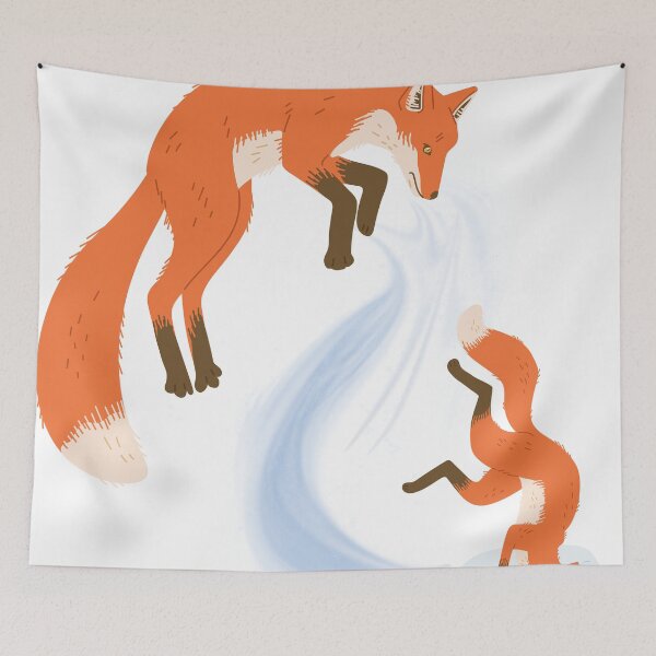 Item preview, Fox jumping Vulpes Lovers designed and sold by CaseMastery.