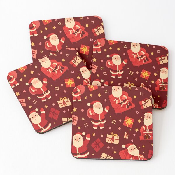 Item preview, Cute Santa Claus Christmas Seamless Pattern Illustration designed and sold by DrawHandArt.