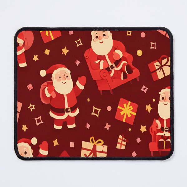 Item preview, Cute Santa Claus Christmas Seamless Pattern Illustration designed and sold by DrawHandArt.