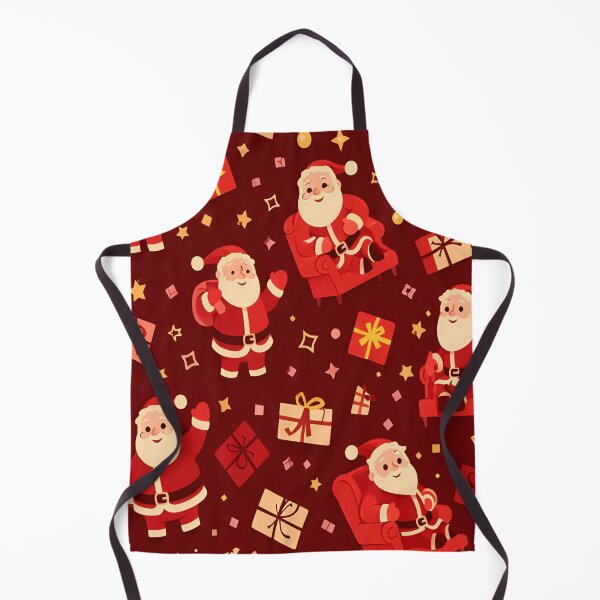 Item preview, Cute Santa Claus Christmas Seamless Pattern Illustration designed and sold by DrawHandArt.