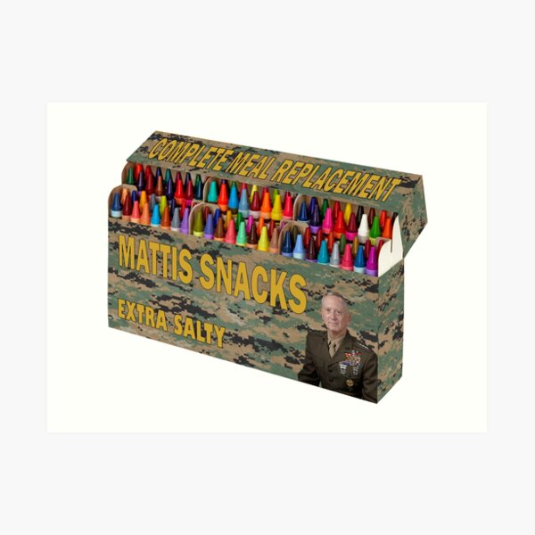 Mattis Snacks Gold Edition Art Print