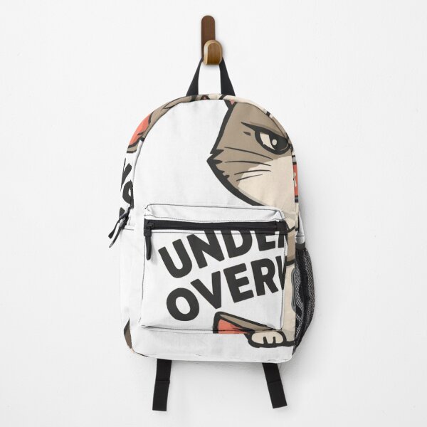 Item preview, Underpaid and Overworked - Funny Grumpy Cat Work Humor designed and sold by The Grumpy Pet Club.