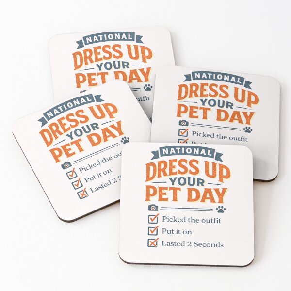 Item preview, Funny National Dress Up Pet Day Checklist designed and sold by zezoconan.