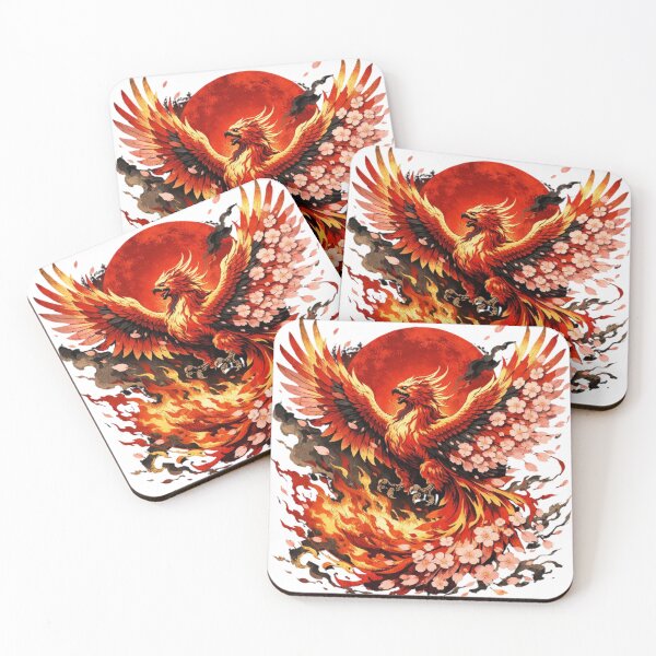 Item preview, Phoenix Bird Rising from Flames – Mythical Firebird Power T-Shirt designed and sold by heerak009.