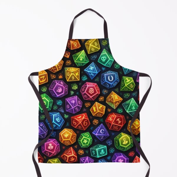 Item preview, Colorful Polyhedral Dice Pattern designed and sold by Maverickystore.