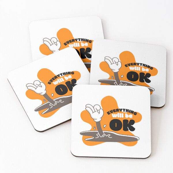 Item preview, Everything Will Be OK – Uplifting Reminder Design designed and sold by inaveed.