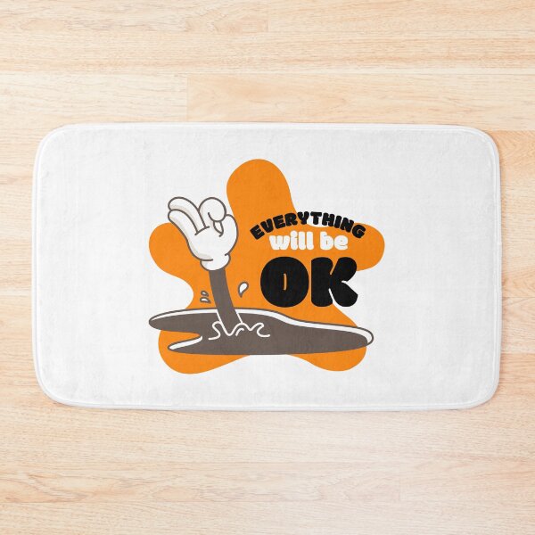 Item preview, Everything Will Be OK – Uplifting Reminder Design designed and sold by inaveed.