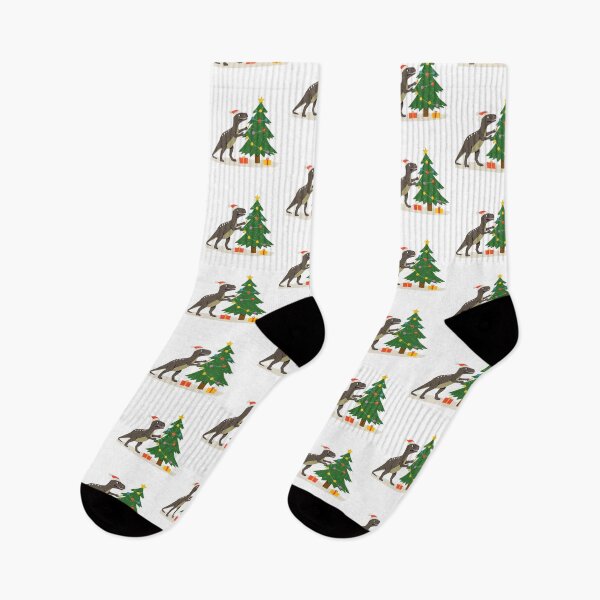 Item preview, Man struggle Dinosaur decorating Christmas Tree  designed and sold by CaseMastery.