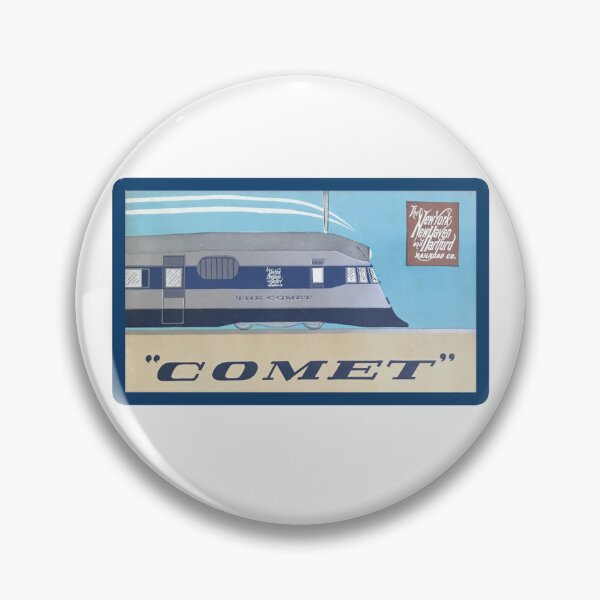 Item preview, Vintage The New York New Haven and Hartford Railroad - Comet Streamliner designed and sold by QuayTradingCo.