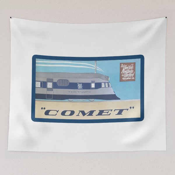 Item preview, Vintage The New York New Haven and Hartford Railroad - Comet Streamliner designed and sold by QuayTradingCo.