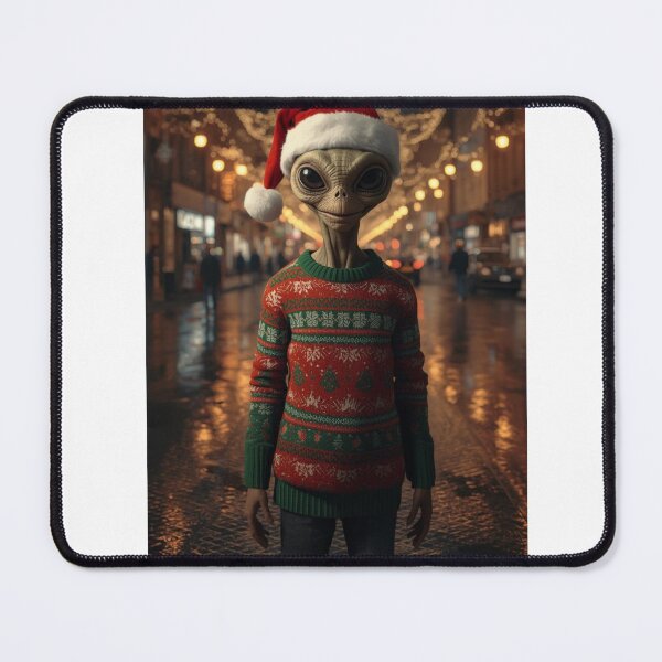 Item preview, Space Cosmic Holiday Christmas Alien designed and sold by Art-NestEG.