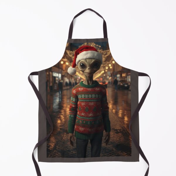 Item preview, Space Cosmic Holiday Christmas Alien designed and sold by Art-NestEG.