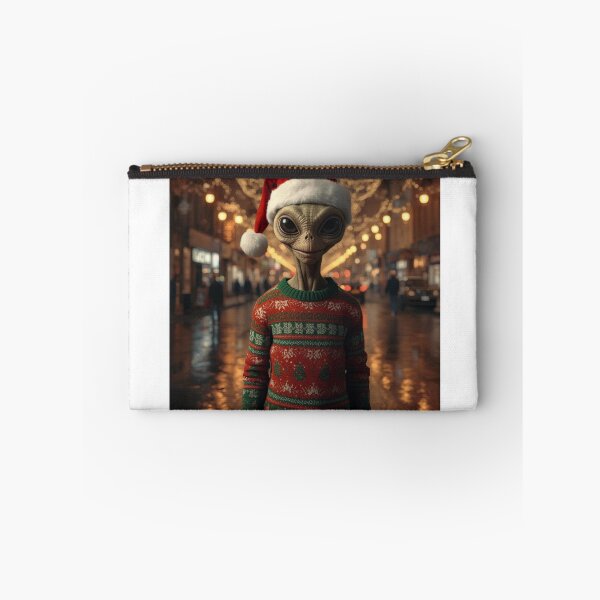 Item preview, Space Cosmic Holiday Christmas Alien designed and sold by Art-NestEG.