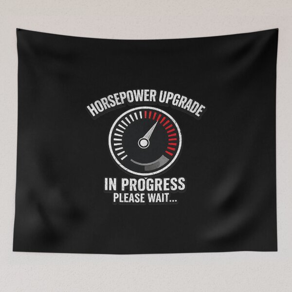 Item preview, Horsepower Upgrade In Progress – Funny Car Racing & Tuner designed and sold by CarantinedChaos.
