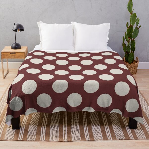 Item preview, Classic White and Maroon Polka Dot Pattern designed and sold by Ed & Harmony.