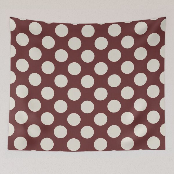 Item preview, Classic White and Maroon Polka Dot Pattern designed and sold by Ed & Harmony.