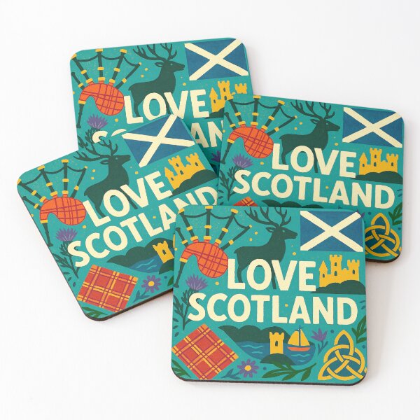 Item preview, Love Scotland – Icons of Heritage and Highland Spirit designed and sold by Okmanoo.