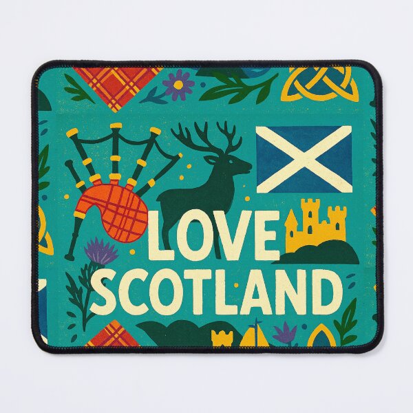 Item preview, Love Scotland – Icons of Heritage and Highland Spirit designed and sold by Okmanoo.