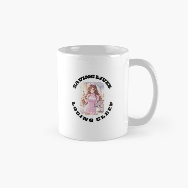 Item preview, saving lives losing sleep designed and sold by Anixtastickers.