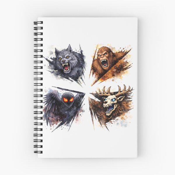 Item preview, Watercolor Cryptids  designed and sold by Planetporridge.