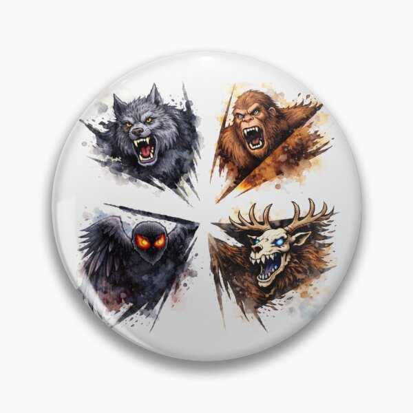 Item preview, Watercolor Cryptids  designed and sold by Planetporridge.