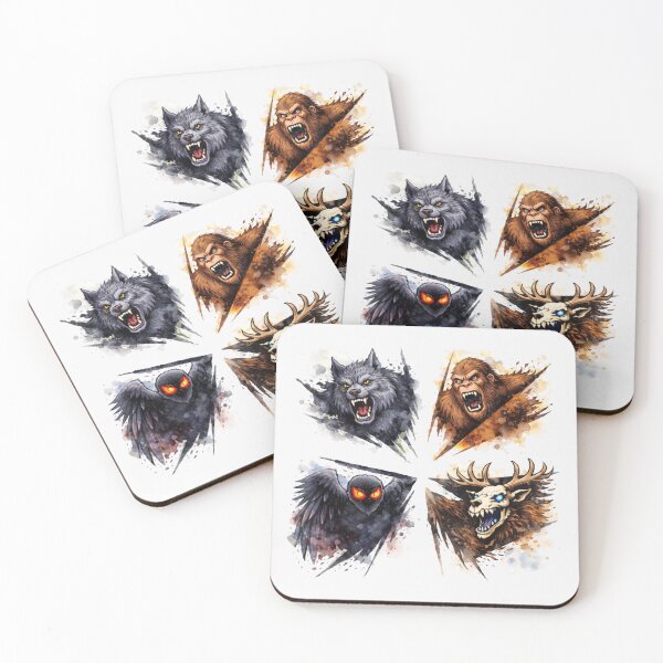 Item preview, Watercolor Cryptids  designed and sold by Planetporridge.