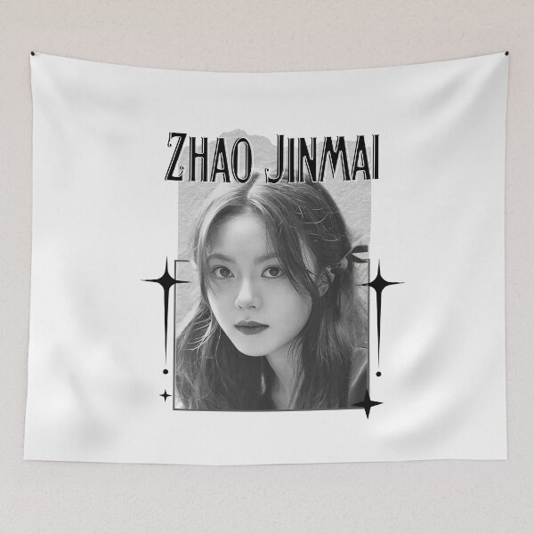 Item preview, Zhao Jinmai (赵今麦) Chinese Actress Art Chinese Celebrity IllustrationScrapbook Collage Cozy Y2K Vintage Design designed and sold by HELL0WBELLO.