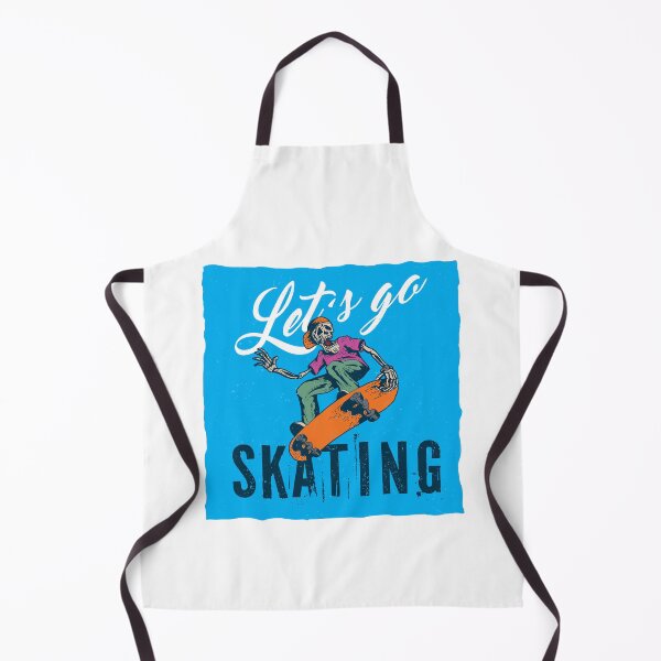 Item preview, Let’s Go Skating – Skeleton Skateboard Street Art Design designed and sold by inaveed.