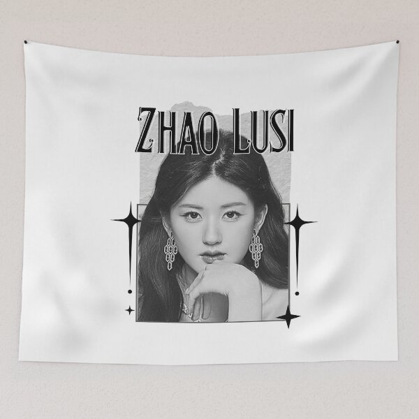 Item preview, Zhao Lusi (赵露思) Chinese Actress Art Chinese Celebrity IllustrationScrapbook Collage Cozy Y2K Vintage Design designed and sold by HELL0WBELLO.