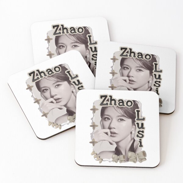 Item preview, Zhao Lusi (赵露思) Chinese Actress Art Chinese Celebrity Illustration Scrapbook Collage Cozy Y2K Vintage Design designed and sold by HELL0WBELLO.