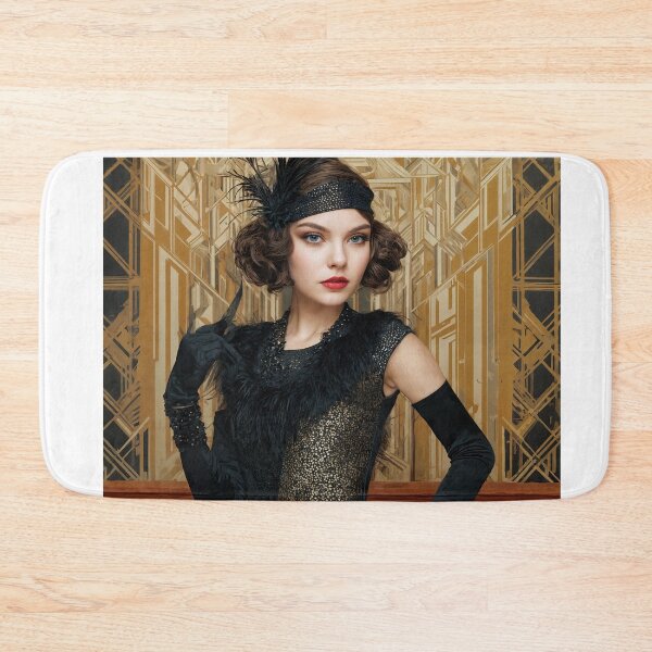 Item preview, Gilded Glamour: Flapper Elegance in Art Deco Splendor designed and sold by ForeverPrintsOK.