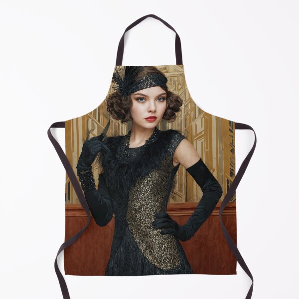 Item preview, Gilded Glamour: Flapper Elegance in Art Deco Splendor designed and sold by ForeverPrintsOK.
