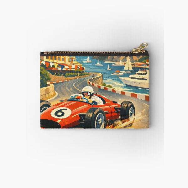 Item preview, Monaco Grand Prix vintage retro poster 1960 designed and sold by ocusido.