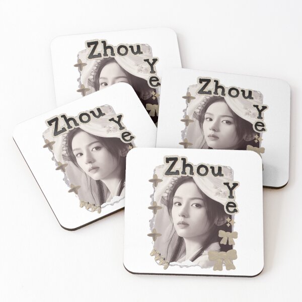 Item preview, Zhou Ye (周也) Chinese Actress Art Chinese Celebrity Illustration Scrapbook Collage Cozy Y2K Vintage Design designed and sold by HELL0WBELLO.