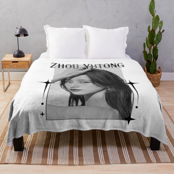 Item preview, Zhou Yutong (周雨彤) Chinese Actress Art Chinese Celebrity IllustrationScrapbook Collage Cozy Y2K Vintage Design designed and sold by HELL0WBELLO.