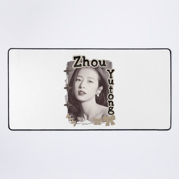 Item preview, Zhou Yutong (周雨彤) Chinese Actress Art Chinese Celebrity Illustration Scrapbook Collage Cozy Y2K Vintage Design designed and sold by HELL0WBELLO.