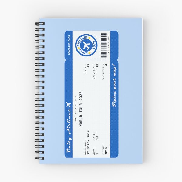 Item preview, Joost Klein World Tour Boarding Pass designed and sold by leeuruart.