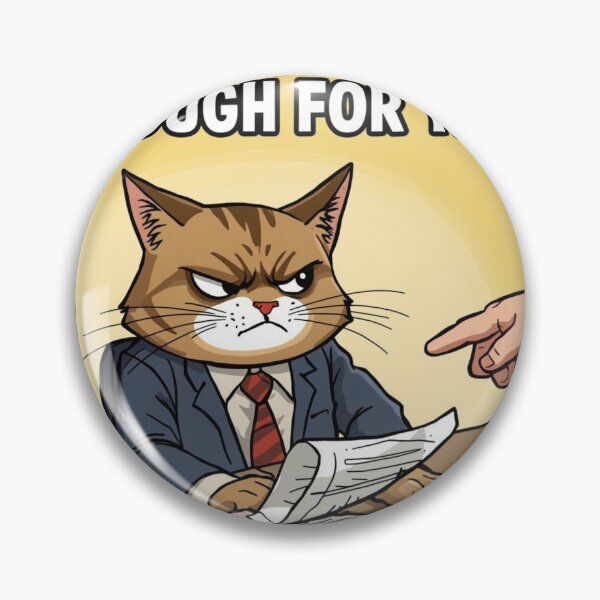 Item preview,  Late Night Office Burnout - Lofi Style Grumpy Cat Art designed and sold by The Grumpy Pet Club.