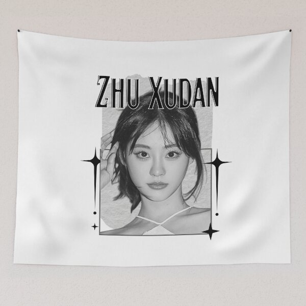 Item preview, Zhu Xudan (祝绪丹) Chinese Actress Art Chinese Celebrity IllustrationScrapbook Collage Cozy Y2K Vintage Design designed and sold by HELL0WBELLO.