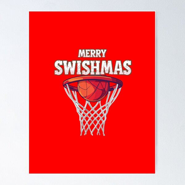 Item preview, "Merry Swishmas" hooper  designed and sold by SportThreadz.