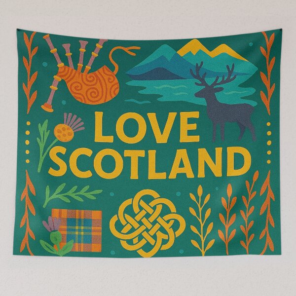 Item preview, Love Scotland – A Celebration of Highland Heritage designed and sold by Okmanoo.