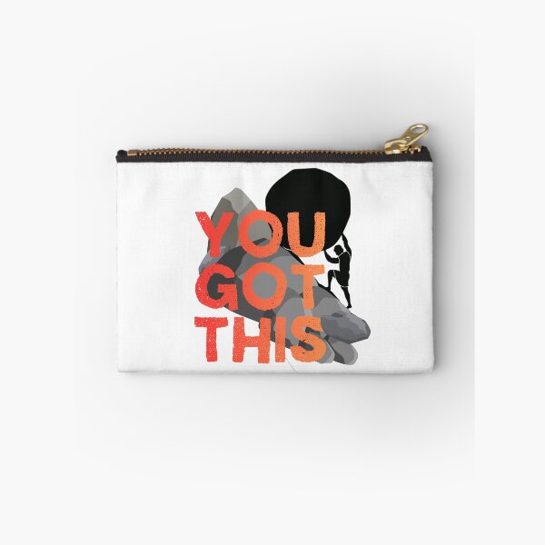 Item preview, You Got This - Sisyphus Motivation Rock Push Design. designed and sold by LunaPrintCo.