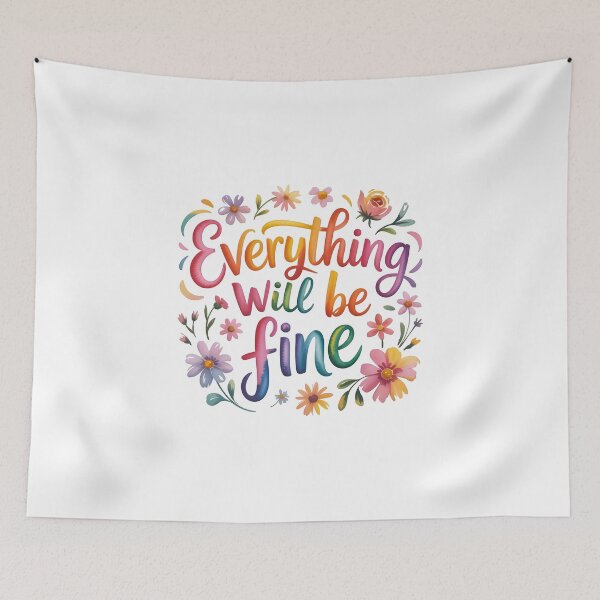 Item preview, Everything will be fine designed and sold by nimmitrends.