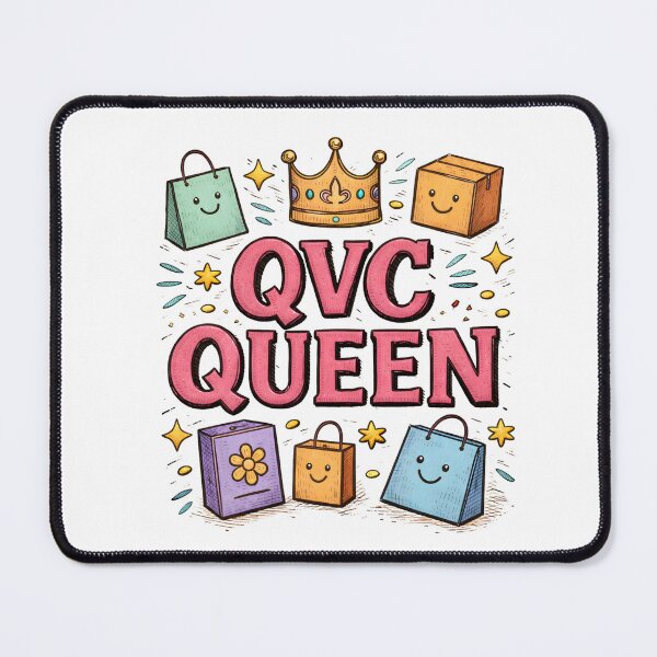 Item preview, QVC Queen T-Shirt, Shopping Lover Gift, Funny TV Shopping Fan Graphic Tee, Home Shopping Channel Queen Shirt designed and sold by JoyBoyStudio1.