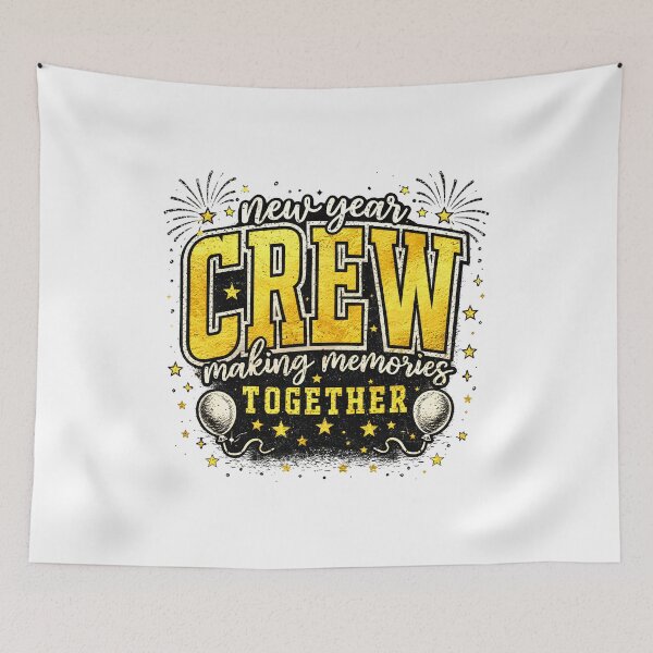 Item preview, New Year Crew Making Memories Together T-Shirt, Funny New Years Eve Group Gift, Matching Party Celebration Graphic Tee designed and sold by JoyBoyStudio1.