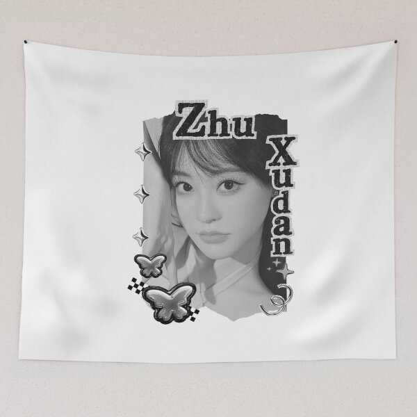 Item preview, Zhu Xudan (祝绪丹) Chinese Actress Art Chinese Celebrity Illustration Black and White Collage Digital Art Portrait designed and sold by AJUNICE STUDIO.
